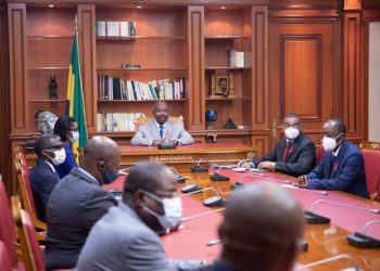 Ali Bongo Ondimba, le PM et quelques ministres