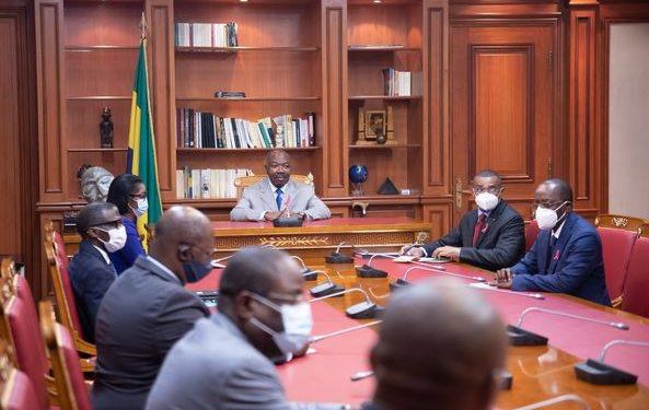 Ali Bongo Ondimba, le PM et quelques ministres
