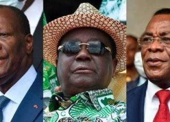 Alassane Ouattara, Pascal Affi N'Guessan et Henri Konan Bédié