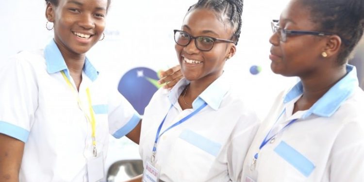 Elèves du Lycée d'Application Nelson Mandela @AfricaNow