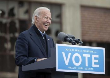 Joe Biden dans la Géorgie @KEYSTONE/EPA/ALYSSA POINTER