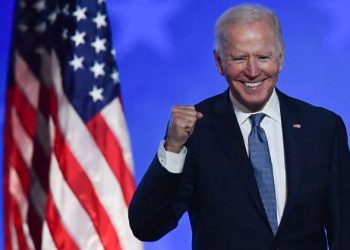Joe Biden lors du discours de l'éléction présidentielle le 04 novembre 2020 @la-croix.com
