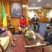 Rose Christiane Ossouka Raponda et l’Ambassadrice Rosário Bento Pais