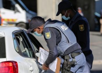 Photo illustrative de la police sud-africaine @(Crédits : Reuters)