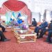 Monseigneur Francisco Escalante Molina à la fin de son mandat fait ses adieux à Ali Bongo