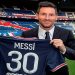 Lionel Messi au numéro 30 à Paris Saint-Germain