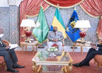 Pacôme Moubelet Boubeya, le ministre des Affaires étrangères reçu par Ali Bongo Ondimba