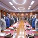 La séance de travail autour du président Ali Bongo Ondimba sur la surveillance côtière contre les attaques à la frontière maritime