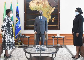 Le Premier ministre togolais Victoire Tomegah Dogbé reçu en audience par Ali Bongo Ondimba