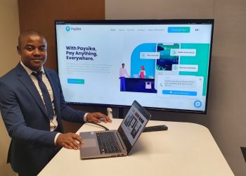 Roger Nengwe, co-fondateur et CEO de PaySika, la néobanque qui va bientôt débarquer au Gabon dont le Gabonais Stezen Bisselou est co-fondateur également