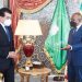 Ali Bongo Ondimba et le le Dr. Salim Mohammed Almalik, DG de l’ISESCO pour l'organisation d'un forum sur la valorisation de la femme