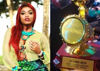 Shan'L a été primée à nouveau meilleure artiste d'Afrique Centrale aux Prima 2021