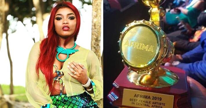 Shan'L a été primée à nouveau meilleure artiste d'Afrique Centrale aux Prima 2021