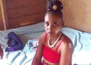 Fatima Ekang Nguema de son vivant, décédée en brousse suite à une attaque d'un éléphant