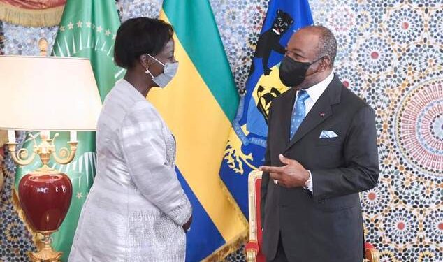 Gabon Égalité et maintien de la paix au menu des échanges entre Ali Bongo et la SG de l'OIF Mushikiwabo