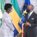 Gabon Égalité et maintien de la paix au menu des échanges entre Ali Bongo et la SG de l'OIF Mushikiwabo