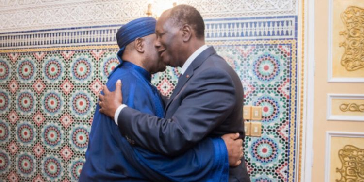 Ali Bongo Ondimba reçoit Alassane Ouattara ce lundi à Libreville