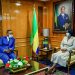 Le président du CESE, René Ndemezo’o chez le PM Rose Christiane Ossouka Raponda pour parler de l'organisation de la session ordinaire annuelle du CESE