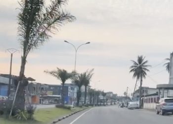 Un artère de Libreville le 15 décembre dernier lors de la première opération villes mortes réussie à l'appel du Copil Citoyen