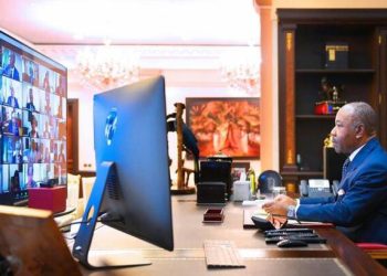 Ali Bongo a présidé un Conseiller des ministres ce mardi 1er février 2022 par visioconférence