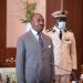 Le président Ali Bongo Ondimba rencontre les personnels militaires anciens et nouveaux au Palais présidentiel
