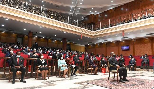 Le président Ali Bongo Ondimba a assisté à la rentrée solennelle de la Cour constitutionnelle jumelée au 30e anniversaire de l'institution