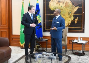 Le ministre serbe des Affaires étrangères Nikola Selakovic venu annoncer au président Ali Bongo qu'il est l'invité de son homologue serbe Aleksandar Vučić