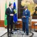Le ministre serbe des Affaires étrangères Nikola Selakovic venu annoncer au président Ali Bongo qu'il est l'invité de son homologue serbe Aleksandar Vučić