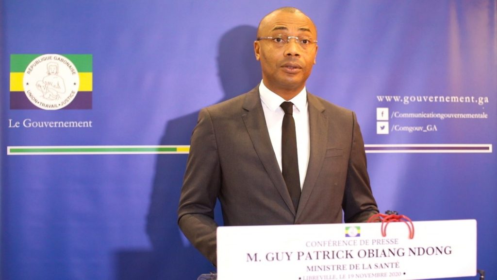 Le ministre de la Santé Guy Patrick Obiang Ndong, le ministre de la Santé du Gabon appelé à rendre des comptes pour le gouvernement 