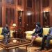 Le gouvernement du Gabon doit rendre des comptes pour les 200 milliards de FCFA reçus de l'institution, ici Ali Bongo, Ossouka Raponda et le ministre de la Santé