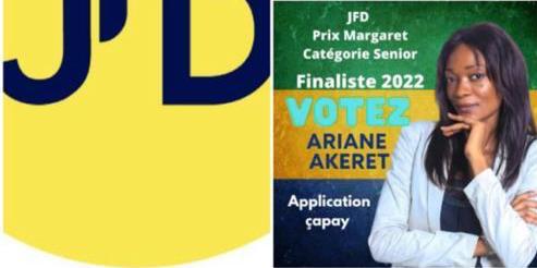 La finaliste Ariane Akeret, fondatrice de Ça Pay
