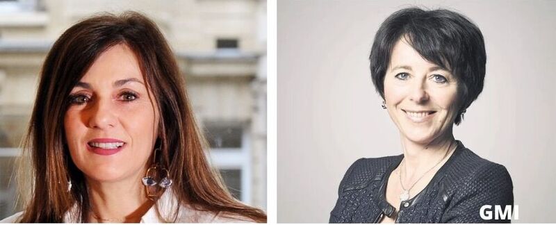 Delphine Remy-Boutang, CEO The Bureau –JFD (à gauche) et Christel Bories, la PDG ERAMET, marraine de la 10e édition du Prix Margaret (à droite, montage Gabonmailinfos
