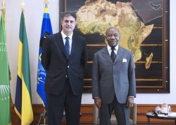 Fernando Alonso Navaridas, l'ambassadeur du Royaume d’Espagne venu faire ses adieux au président Ali Bongo Ondimba