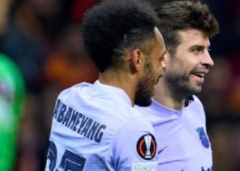 Pierre-Emerick Aubameyang valide le ticket des quarts de finale du Barça face à Galatasaray