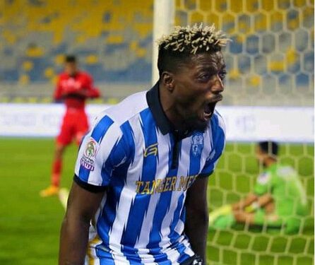 Axel Meye meilleur buteur de la Botola Pro , championnat marocain