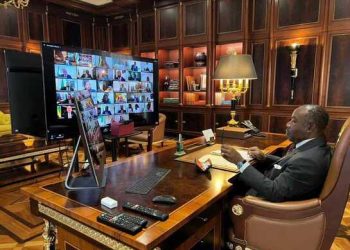 Le président Ali Bongo Ondimba préside un Conseil des ministres ce vendredi 04 mars 2022 par visioconférence