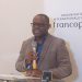 Le représentant par intérim du REPAC-OIF lors de son allocution pendant la célébration de la Journée récréative francophone