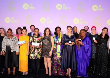 Les lauréates du Prix Margaret 2022 à Paris le 8 mars lors de leur récompense