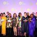 Les lauréates du Prix Margaret 2022 à Paris le 8 mars lors de leur récompense