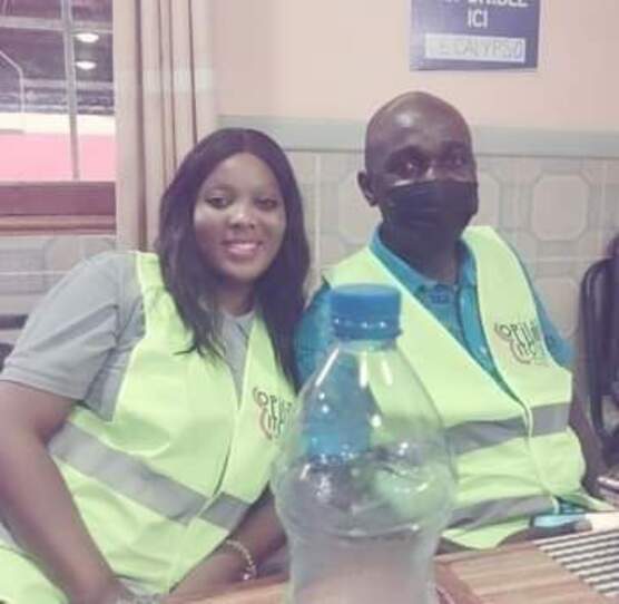 Judith Lekogo et Geoffroy Foumboula deux jeunes très influents de la plateforme Copil Citoyen 