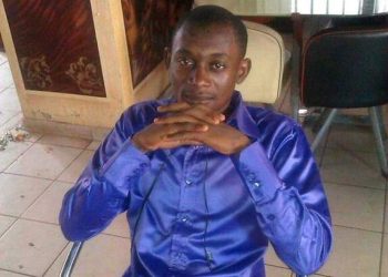 Nelson Moukassa de son vivant avant qu'il ne meurt la tête fendue par une machine