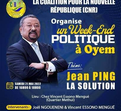 La CNR croit toujours à l'accession au pouvoir de Jean Ping ce qui sera expliqué à Oyem