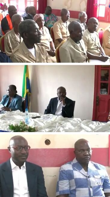 Quelques images des travaux du ministre Alain-Claude Bilie-By-Nze à Ndendé