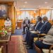 Sucaf-Gabon à la conquête du marché de la sous-région selon le directeur général de cette entreprise Chrisos Longho au Premier ministre, Rose Christiane Ossouka Raponda ce 17 mai 2022.
