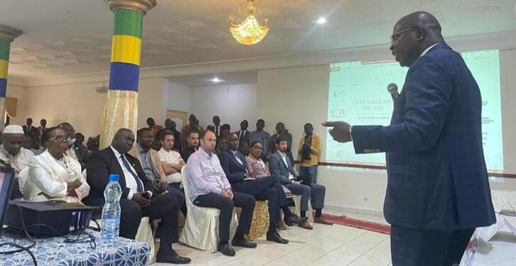 2e Mission économique & commerciale de l’OIF, le ministre du Commerce à Port-Gentil et Franceville