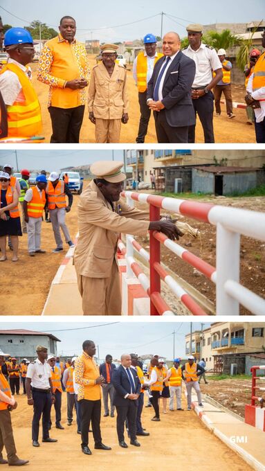 Quelques moments forts de l'inauguration du pont Mangouba à Akanda 