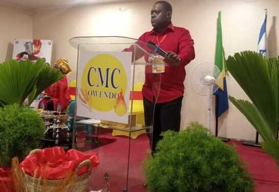 Pasteur Armand Moussounda, hôte de la Convention Ta potion pour impacter du CMC Owendo