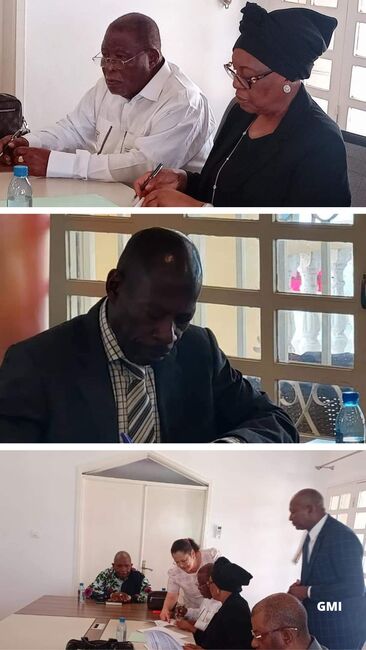Quelques moments forts de la signature du mémorandum sur les élections crédibles au Gabon par les partis politiques de l'opposition gabonaise 