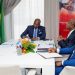 Yves Fernand Manfoumbi devise avec les responsables de Simpex et Ceca Gadis pour atténuer les effets de la vie chère via les produits Made in Gabon