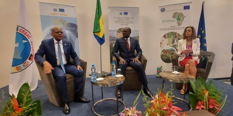 Les officiels lors des travaux du segment politique d'ECOFAC que NaturAfrica remplace désormais